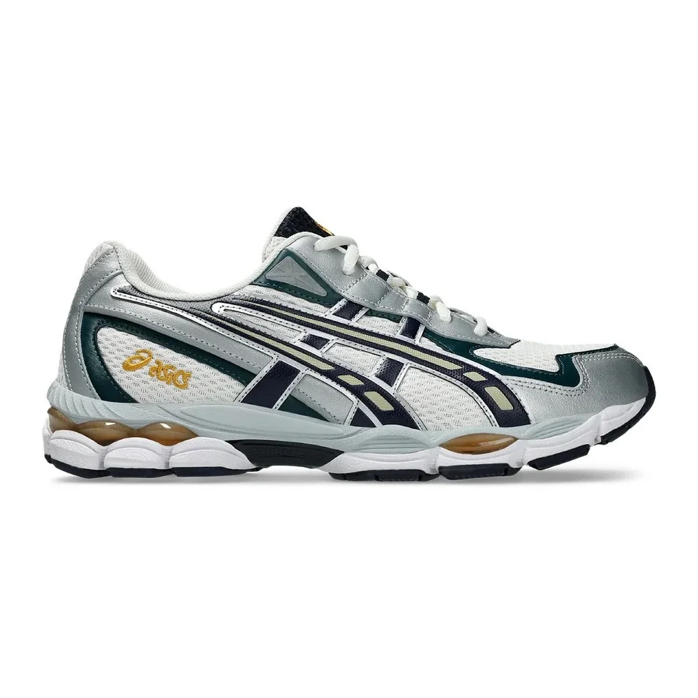 Mens Size 8 -ASICS Gel NYC 2055 Cream Midnight White Running Shoes Sneakers NEW